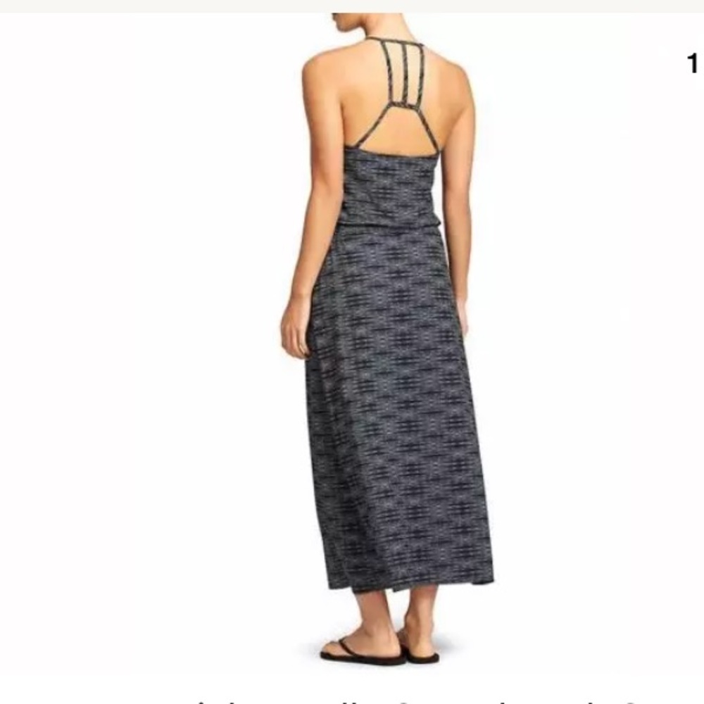 Athleta Ariel Novella Cage Back Maxi Dress 12